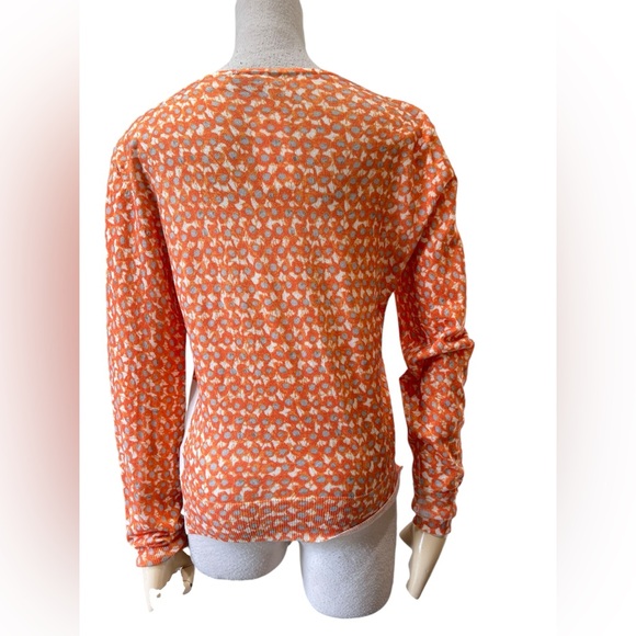 Dries van Noten orange pattern cardigan - Picture 4 of 8
